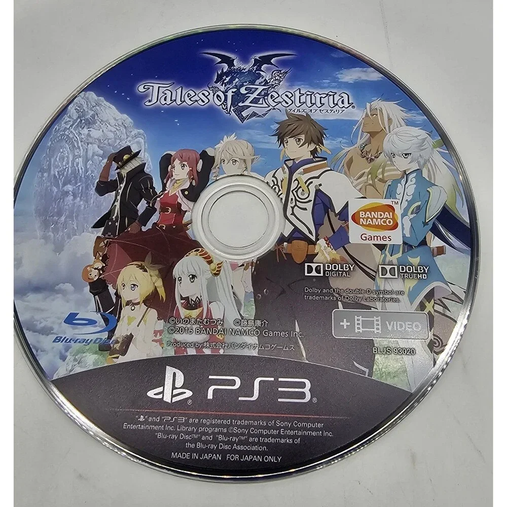Tales of Zestiria Sony PlayStation PS3 Japan